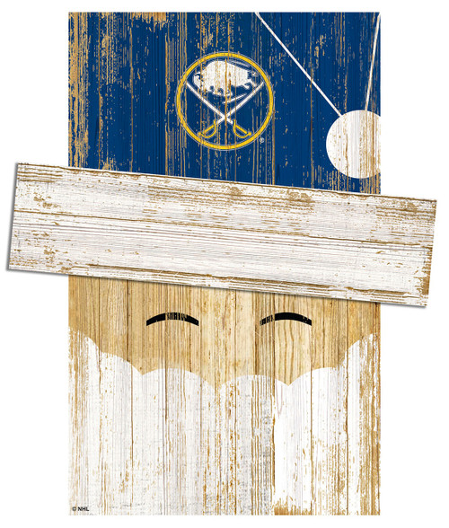 Buffalo Sabres 6" x 5" Santa Head