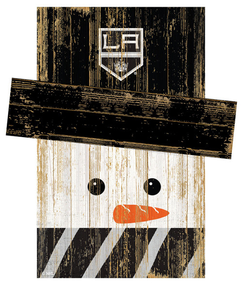 Los Angeles Kings Snowman Head Sign