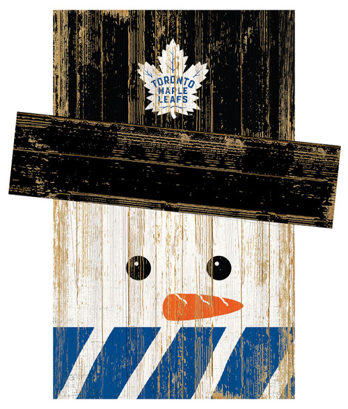 Toronto Maple Leafs 6" x 5" Snowman Head