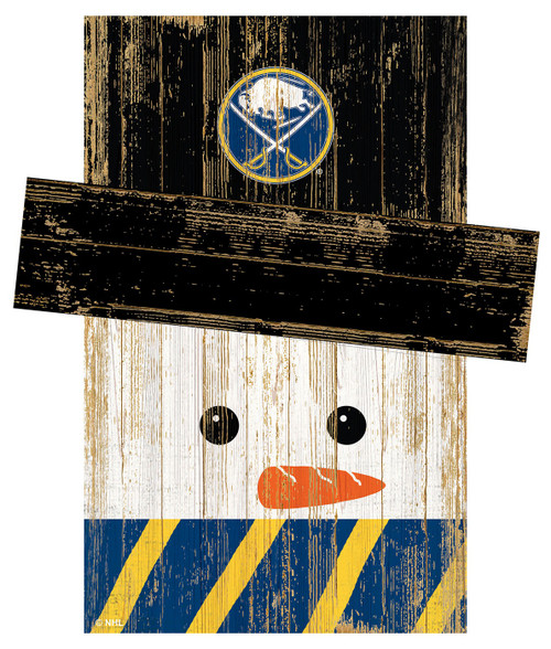 Buffalo Sabres 6" x 5" Snowman Head