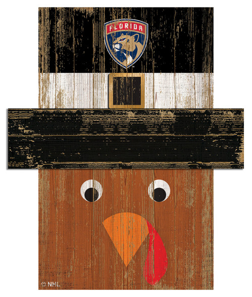 Florida Panthers 6" x 5" Turkey Head