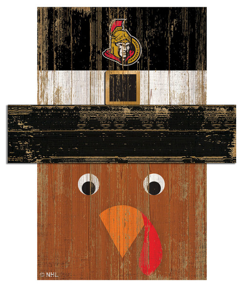 Ottawa Senators 6" x 5" Turkey Head