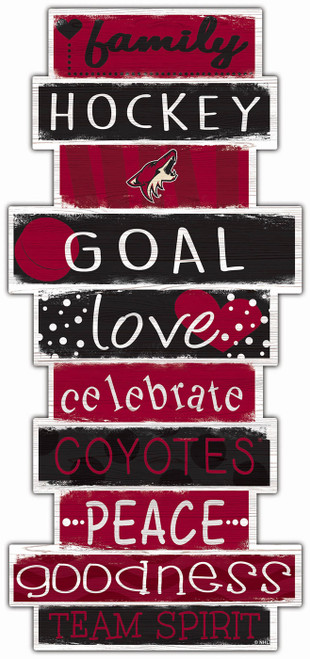 Arizona Coyotes Celebrations Stack Sign