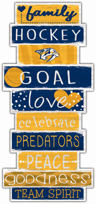 Nashville Predators Celebrations Stack Sign