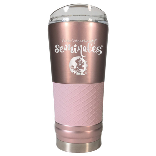 Florida State Seminoles 24 oz. Rose Gold Draft Tumbler