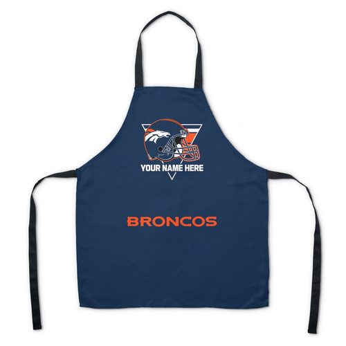 Denver Broncos Personalized Apron