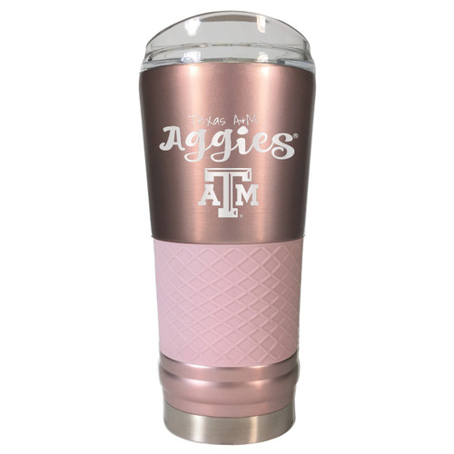 Texas A&M Aggies 24 oz. Rose Gold Draft Tumbler