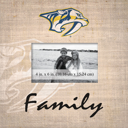 Nashville Predators Family Picture Frame