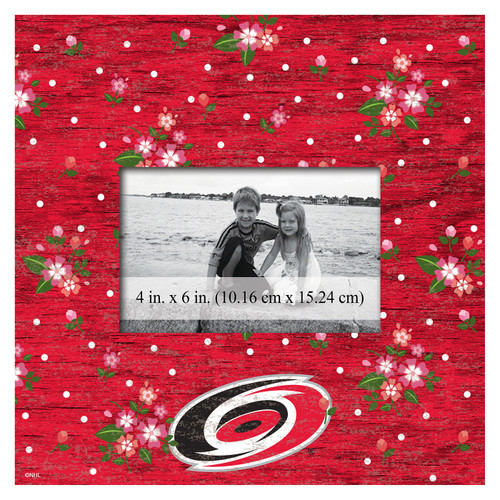 Carolina Hurricanes Floral 10" x 10" Picture Frame