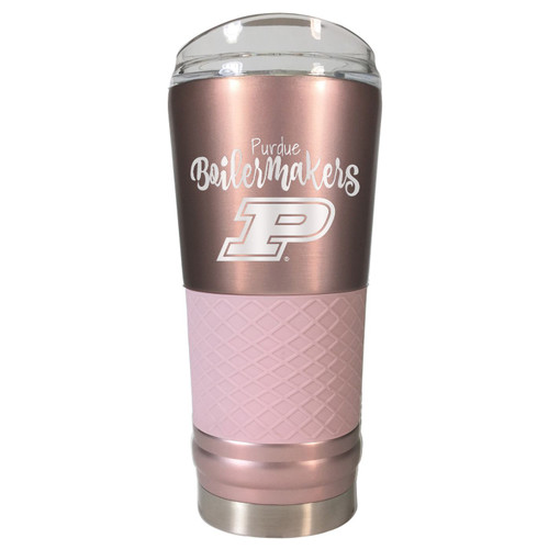 Purdue Boilermakers 24 oz. Rose Gold Draft Tumbler