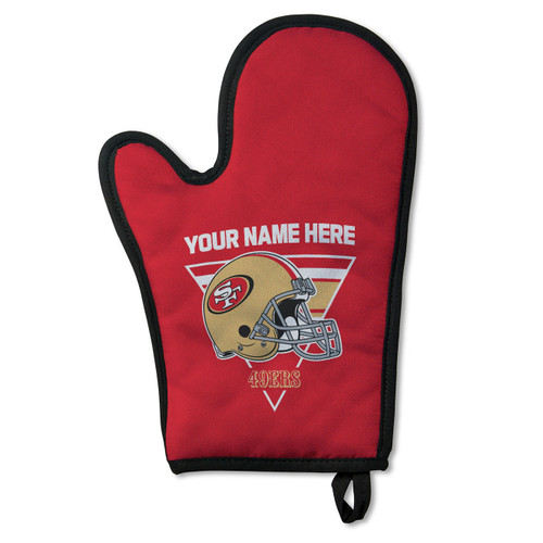 San Francisco 49ers Personalized BBQ Mitt