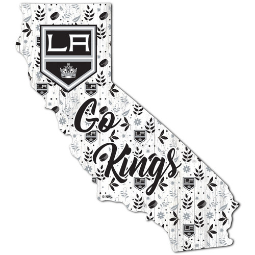 Los Angeles Kings 12" Floral State Sign