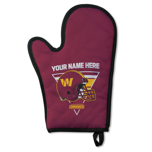 Washington Commanders Personalized BBQ Mitt
