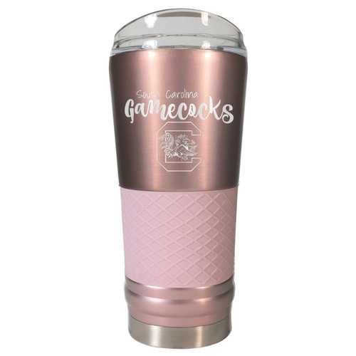 South Carolina Gamecocks 24 oz. Rose Gold Draft Tumbler
