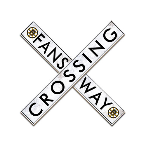 Boston Bruins 24" Fans Way Crossing Wall Art