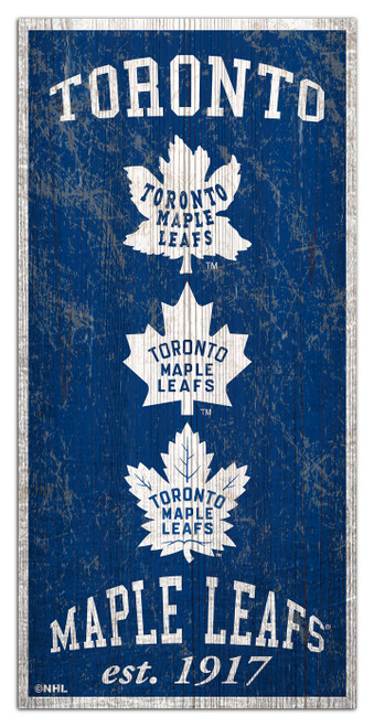 Toronto Maple Leafs 6" x 12" Heritage Sign