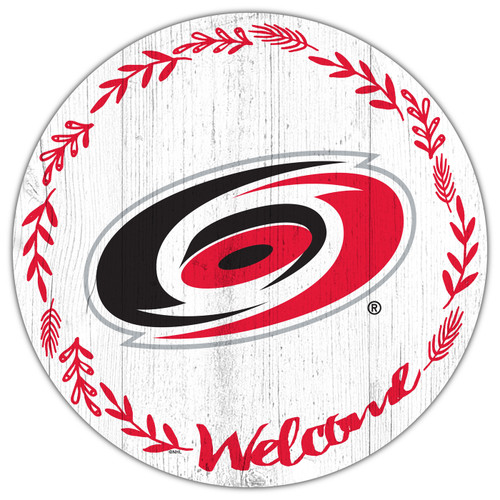 Carolina Hurricanes 12" Welcome Circle Sign