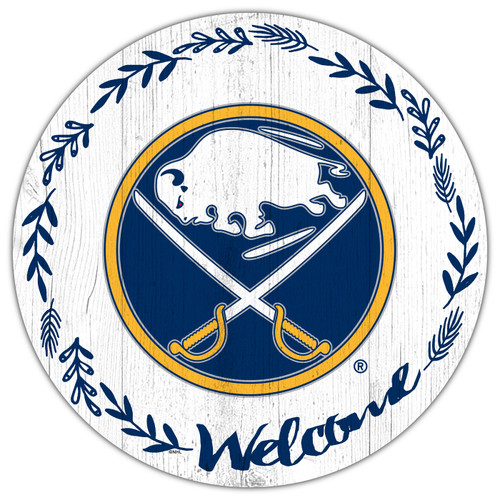 Buffalo Sabres 12" Welcome Circle Sign