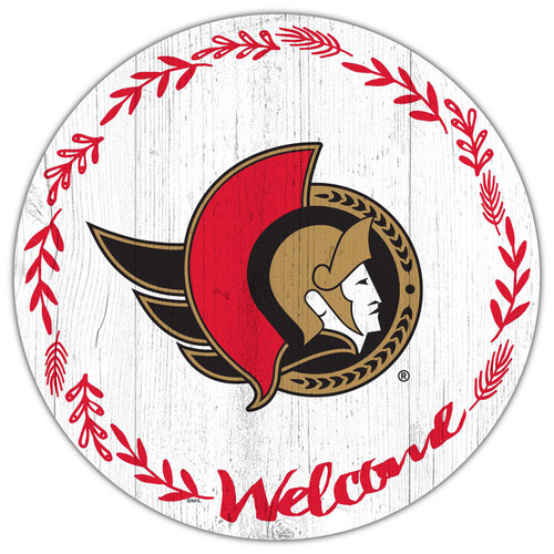 Ottawa Senators 12" Welcome Circle Sign
