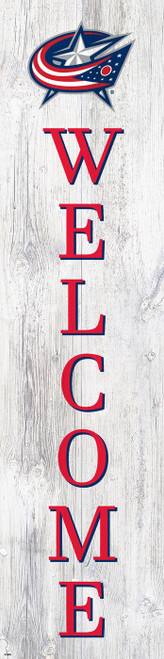 Columbus Blue Jackets 48" Welcome Leaner