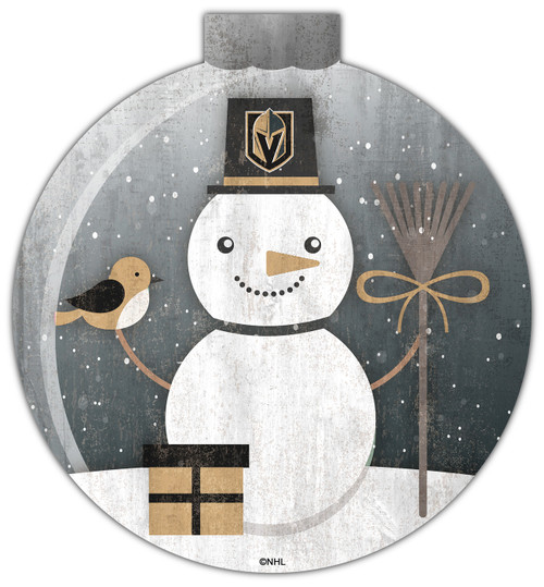 Vegas Golden Knights 12" Snow Globe Wall Art