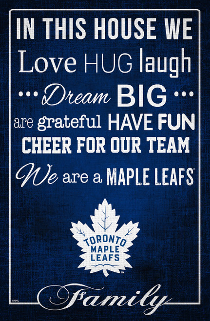 Toronto Maple Leafs Light Blue Leather Emblem – GL Canvas Print Art