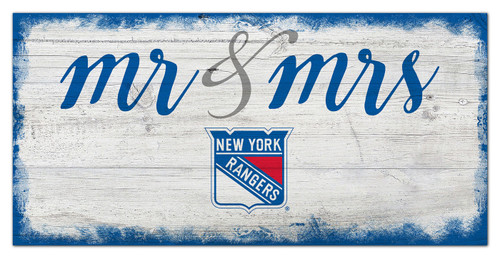 New York Rangers Script Mr. & Mrs. Sign