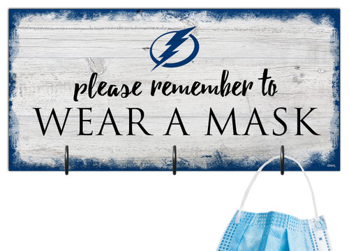 Tampa Bay Lightning Please Wear Your Mask Sign