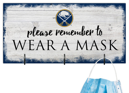 Buffalo Sabres Please Wear Your Mask Sign
