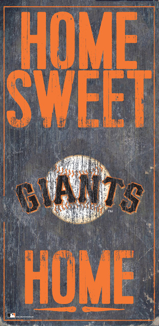 San Francisco Giants 6" x 12" Home Sweet Home Sign