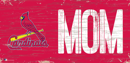 St. Louis Cardinals 6" x 12" Mom Sign