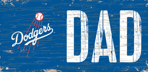 Los Angeles Dodgers 6" x 12" Dad Sign