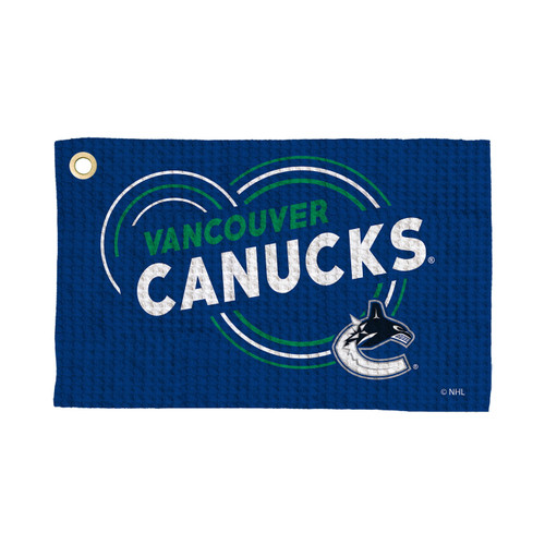 Vancouver Canucks 16" x 25" Droplets Waffle Fan Towel