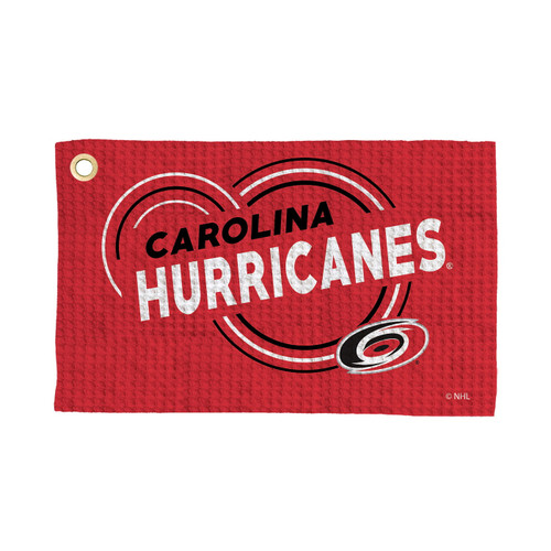 Carolina Hurricanes 16" x 25" Droplets Waffle Fan Towel