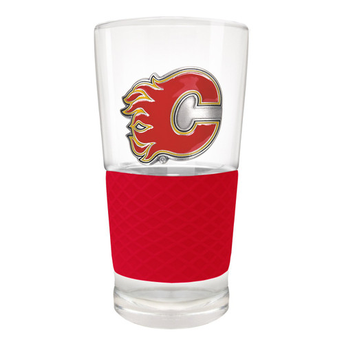 Calgary Flames 22 oz. Score Pint Glass