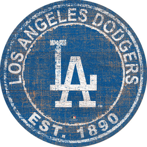 Los Angeles Dodgers 24" Heritage Logo Round Sign
