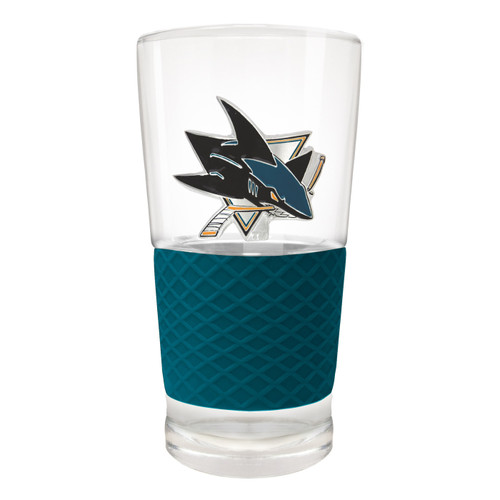 San Jose Sharks 22 oz. Score Pint Glass