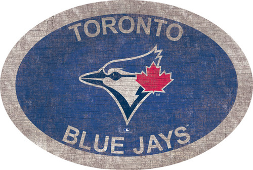 Toronto Blue Jays 46" Team Color Oval Sign