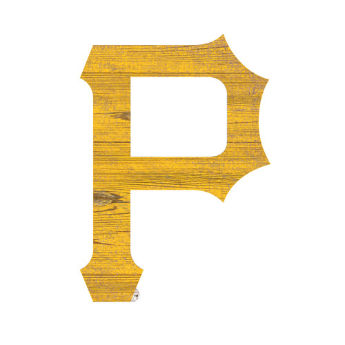 Pittsburgh Pirates Distressed Logo Cutout Sign