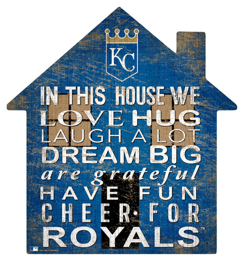 Kansas City Royals 12" House Sign
