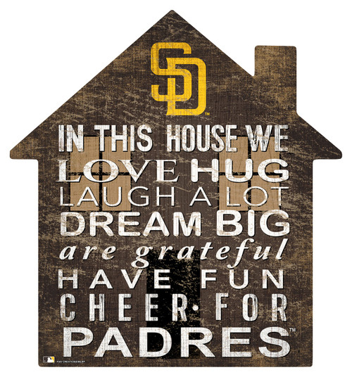 San Diego Padres 12" House Sign