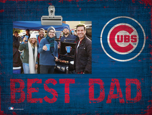 Chicago Cubs Best Dad Clip Frame