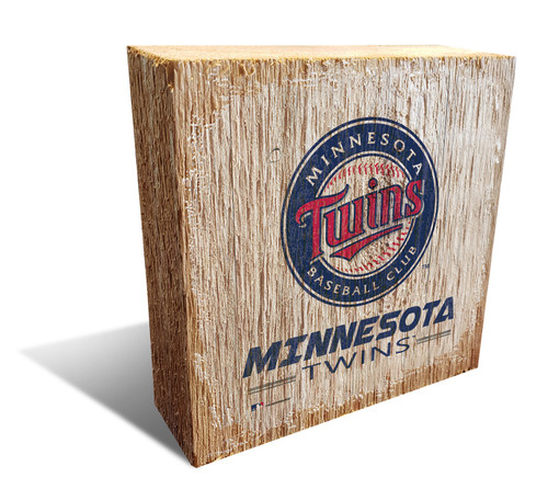 Minnesota Twins Team Logo Block