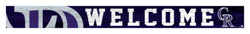 Colorado Rockies 16" Welcome Strip