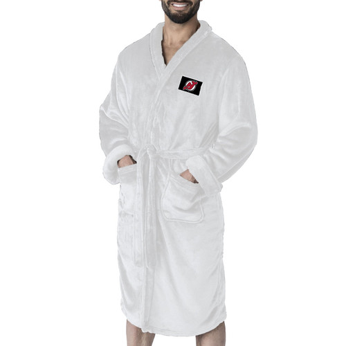 New Jersey Devils White Out Men's Silk Touch Robe