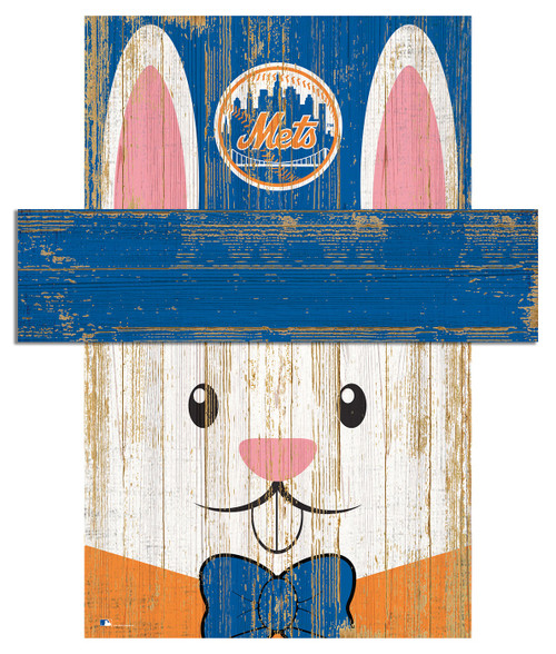 New York Mets 19" x 16" Easter Bunny Head