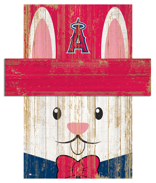 Los Angeles Angels 6" x 5" Easter Bunny Head