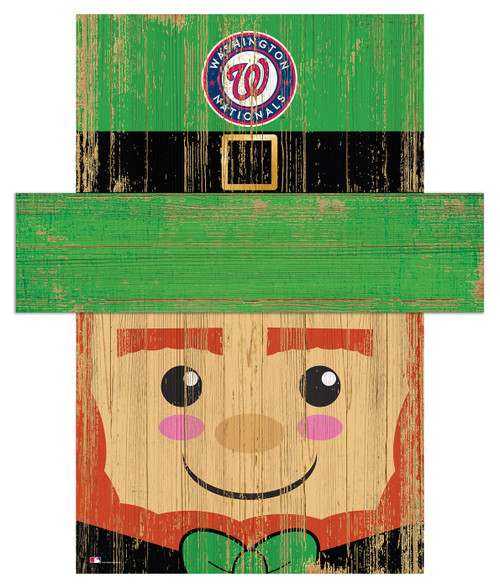 Washington Nationals 19" x 16" Leprechaun Head