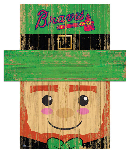 Atlanta Braves 6" x 5" Leprechaun Head