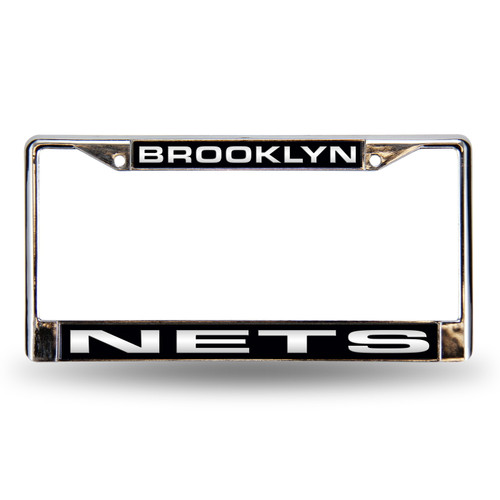 Brooklyn Nets Chrome Laser License Plate Frame